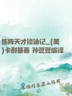 炼阵天才修仙记